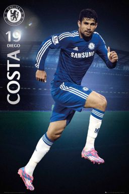 Chelsea FC & Diego Costa Poster