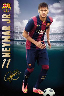 FC Barcelona & Neymar Jnr Wall Poster