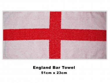 England Cross of St George Bar Towel