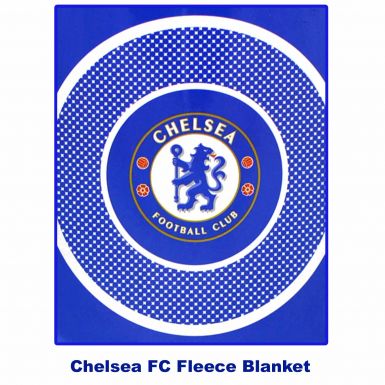 Chelsea FC Fleece Blanket Throw Chelsea FC Fleece Blanket Throw