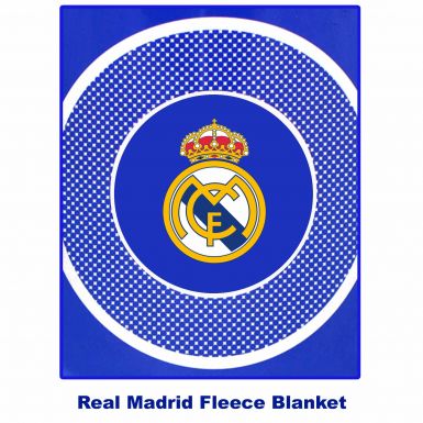 Real Madrid Crest Fleece Blanket