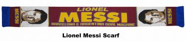 Lionel Messi & Barcelona Football Scarf