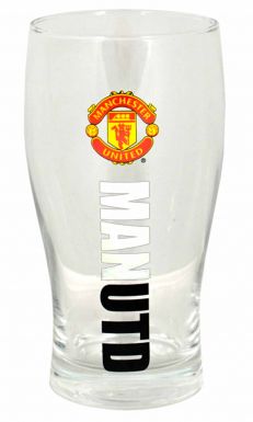 Man Utd Crest Pint Glass