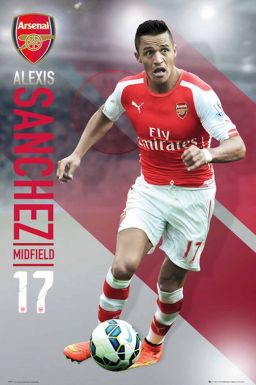 Alexis Sanchez & Arsenal FC Poster