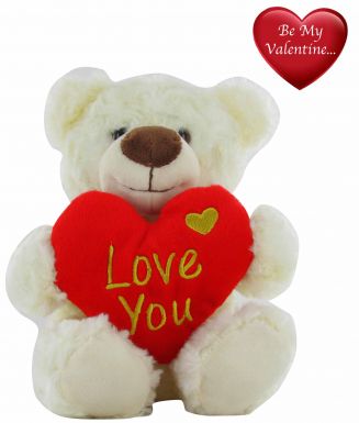 I Love You Teddy Bear with Heart for Valentines Day