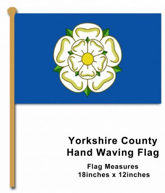 Yorkshire County Hand Waving Flag