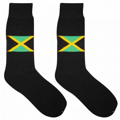 Pair of Jamaica Flag Adult Socks