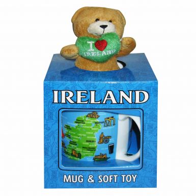 Ireland Mug & Toy Bear Gift Set
