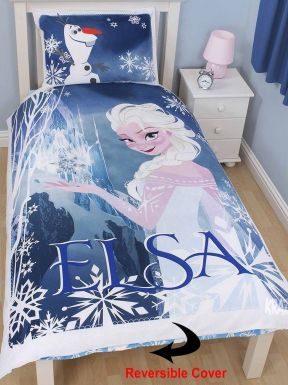 Disney Frozen Film Elsa Single Comforter Cover Set