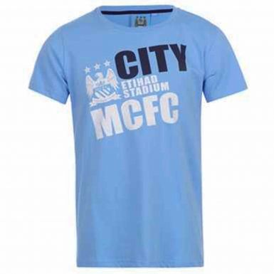 Kids Manchester City Crest T-Shirt