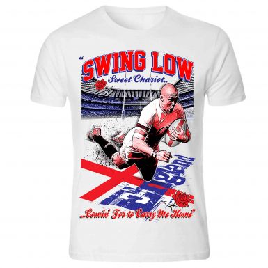 England Swing Low Sweet Chariot Rugby T-Shirt