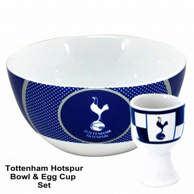 Spurs Crest Bowl & Egg Cup Set