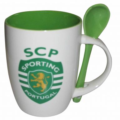 Sporting Lisbon Mug & Spoon Gift Set