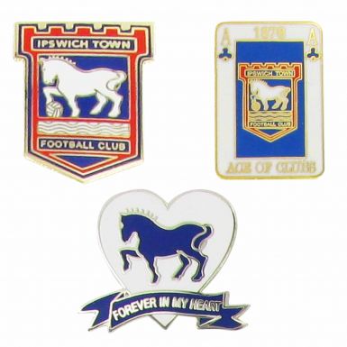 Ipswich Town Pin Badge Set