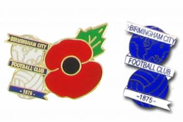 Birmingham City Poppy Badge Set