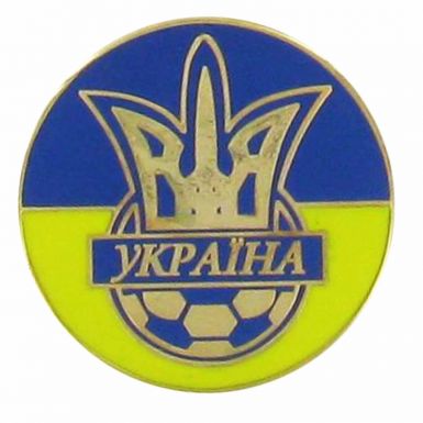 Ukraine Football Crest Pin Badge