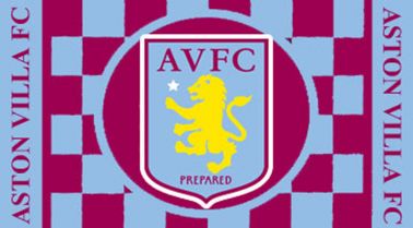 Official Aston Villa Crest Flag 5ft x 3ft