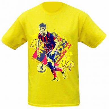 Barcelona & Brazil NEYMAR Jnr Kids T-Shirt