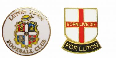 Luton Town Crest Pin Badge Set Luton Town Crest Pin Badge Set