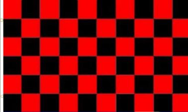 Giant Red & Black Checked Flag