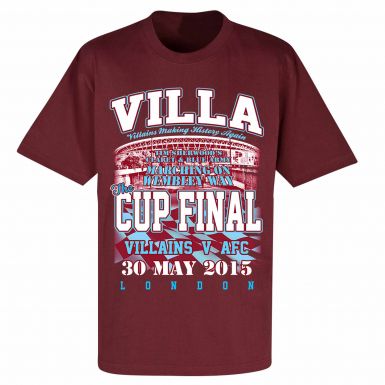 Aston Villa 2015 FA Cup Final T-Shirt