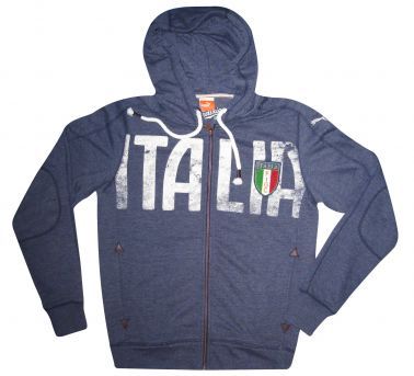 Italy Football Zipped Hoodie by Puma