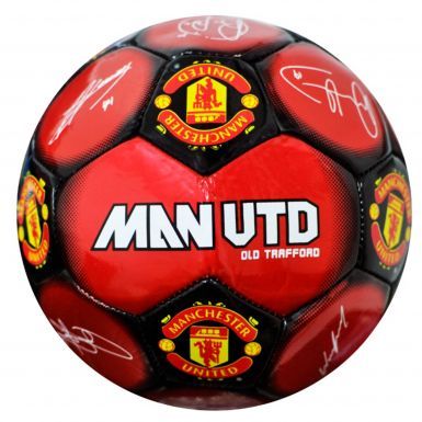 Official Man Utd Signature Soccer Ball Size 5