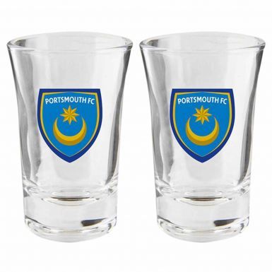 Portsmouth FC Crest Shot Glass Set