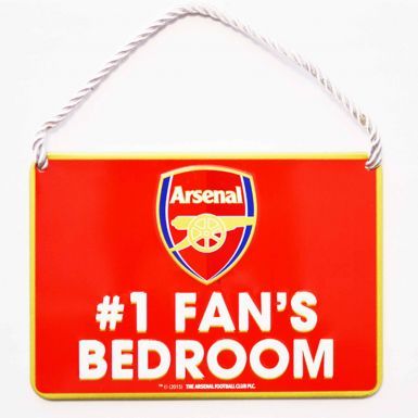 Arsenal FC No.1 Fan Metal Sign
