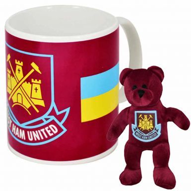 West Ham Utd Mug & Beanie Bear Set