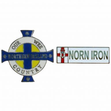 Northern Ireland Our Wee Country Badge Set