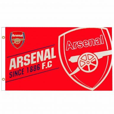 Arsenal FC Est 1886 Crest Flag