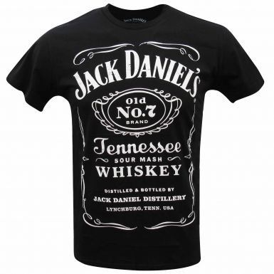 Official Jack Daniel's Whiskey Label T-Shirt