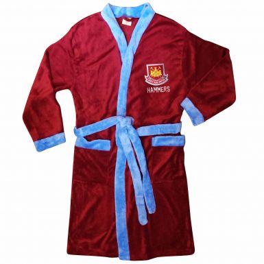 West Ham United Adults Dressing Gown