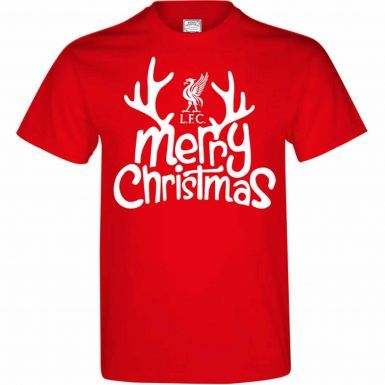 Liverpool FC Merry Christmas T-Shirt