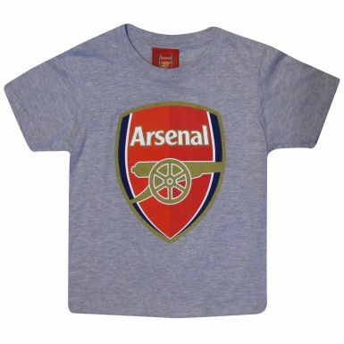 Arsenal FC Crest Kids T-Shirt for Casual Wear