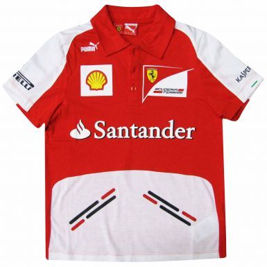 F1 Scuderia Ferrari Kids Polo Shirt by Puma