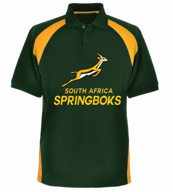 South Africa Springboks Rugby Polo Shirt for Kids