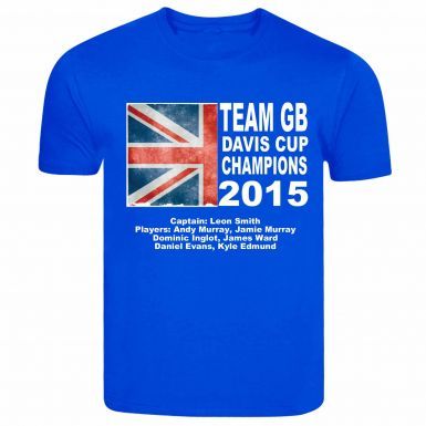 Kids Great Britain Tennis Davis Cup Winners T-Shirt