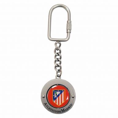 Atletico Madrid Crest Keyring