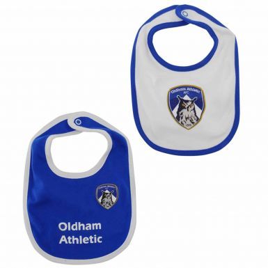 Oldham Athletic Crest Baby Bibs