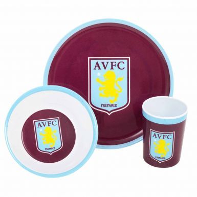 Aston Villa Kids Bowl, Plate & Mug Set