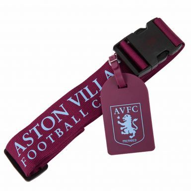 Aston Villa Luggage Strap & Bag Tag Set