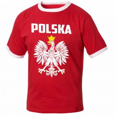 Poland (POLSKA) Football T-Shirt