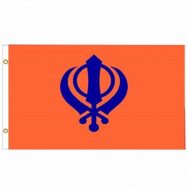 Giant Sikh Khalsa Khanda Flag