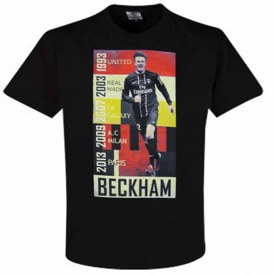 David Beckham Football Career Retro T-Shirt