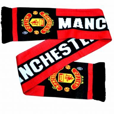 Manchester United Crest Scarf