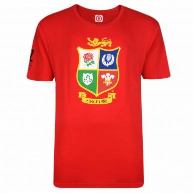 2017 British & Irish Lions Rugby Crest New Zealand Tour T-Shirt