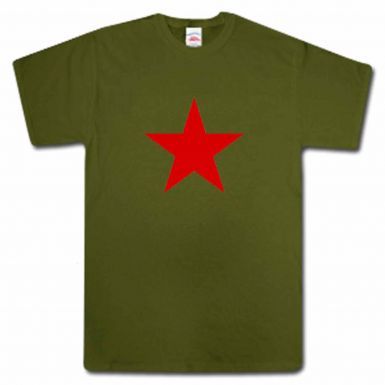 Army Style Red Star T-Shirt