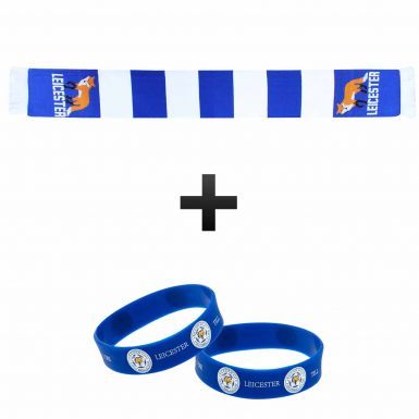 Leicester City Scarf & Wristband Gift Set